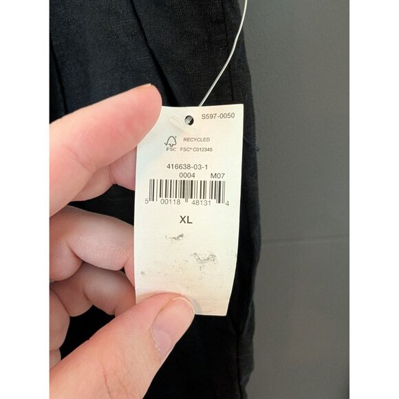 NWT‎ Gap 365 High Rise Linen-Blend Shorts - XL - Picture 9 of 13